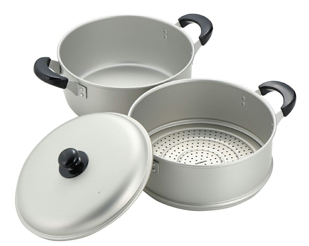 パール金属 2段蒸し器 26 H-2417 PEARL NEW SELETO [H2417パル]