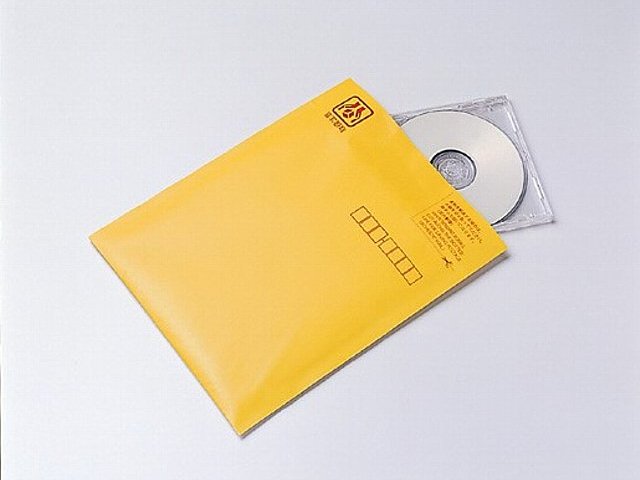 ナカバヤシ 郵送用封筒（10枚入り・イエロー） CD-602-10