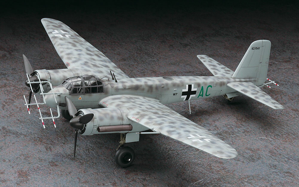 ハセガワ 1/72 ユンカース Ju88G-6 ナハトイェーガー プラモデル