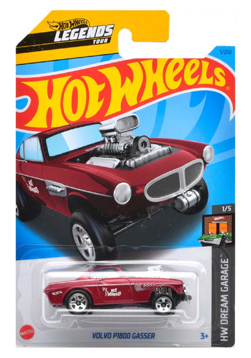 マテル ホットウィール ベーシックカー ボルボ P1800 ギャッサー【HNK38】 ホットウィール