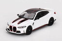 MINI−GT 1/64 BMW M4 CSL アルピンホワイト(左ハンドル)【MGT00683-L】 ミニカー