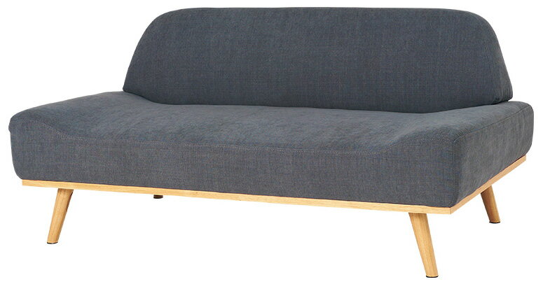 HAGIHARA(萩原) ソファ(ダークグレー 幅135×奥行70×高さ63/座面高36cm) レスト2P-DGY レスト2PDGY