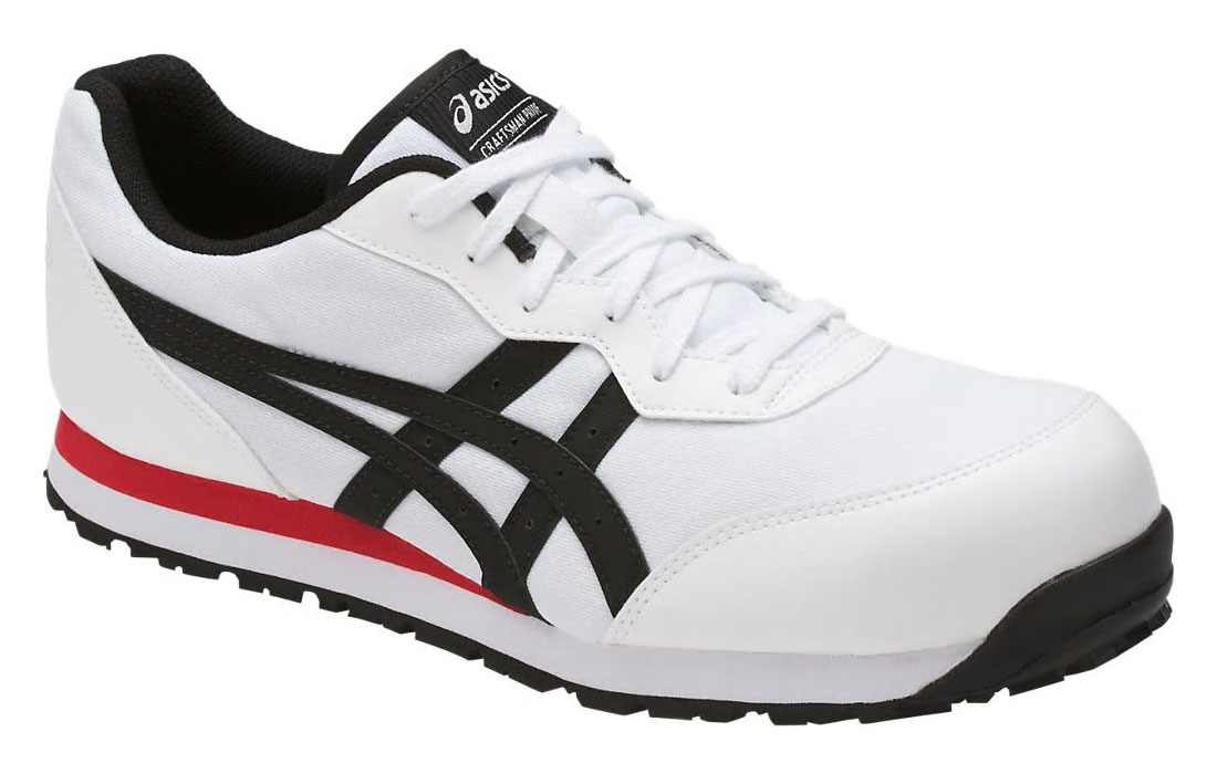 アシックス セーフティシューズ ウィンジョブ CP201 ホワイト×ブラック 22.0cm FCP201.0190-22.0