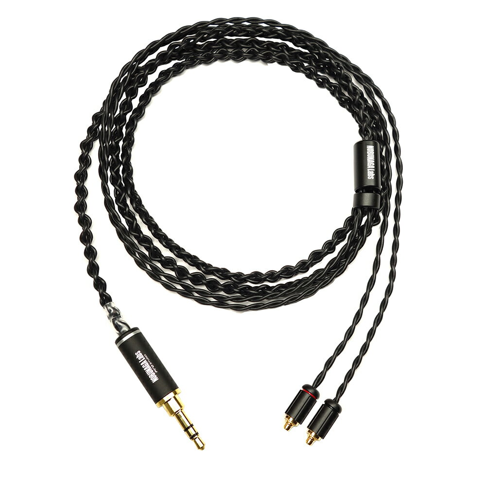 ノブナガラボ ヘッドホンリケーブル(1.2m)【SENNHEISER専用MMCX⇔3.5mmステレオミニ...