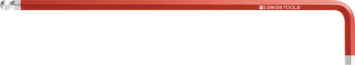 PBスイスツールズ レインボーボールポイントL型レンチ ロング 赤色 対辺9/64インチ PB 212Z.L 9/64 RE PBSwissTools ボールポ...