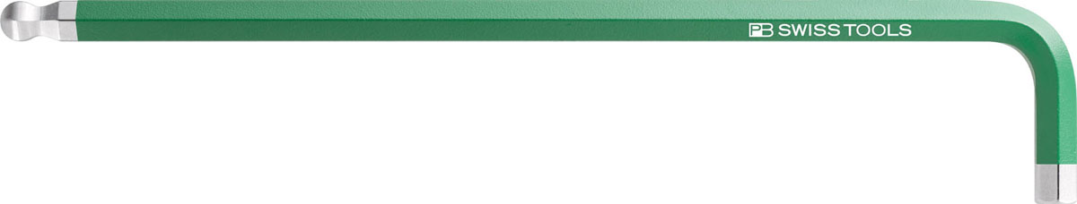 PBスイスツールズ レインボーボールポイントL型レンチ ロング 緑色 対辺5/16インチ PB 212Z.L 5/16 GR PBSwissTools ボールポ...