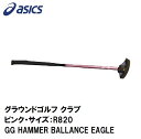 3283A217-700-R820 アシックス グラウンドゴルフ クラブ(ピンク・サイズ:R820) GG HAMMER BALLANCE EAGLE