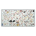 The mousepad company(ザ マウスパッドカンパニー) マウスパッド Cats by Kuniyoshi(約914×457×3mm) The mousepad company Mousepad Artist Series Cats by Kuniyoshi MPCATSWHITEL