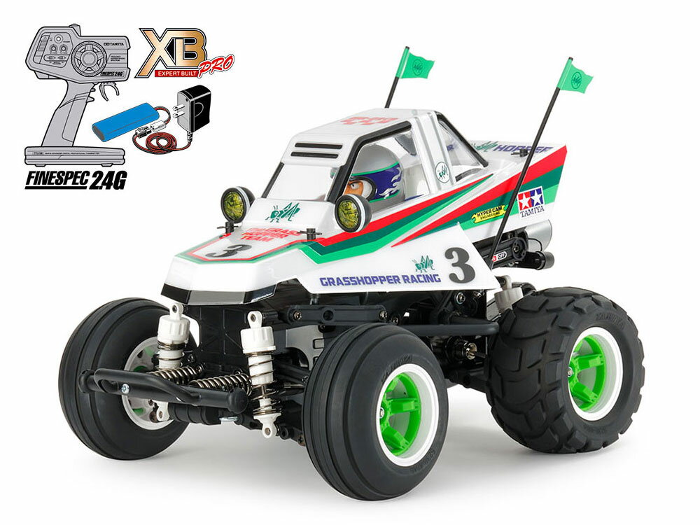 オフロードカー タミヤ 1/10 電動RC完成セット XB コミカル グラスホッパー(WR-02CBシャーシ) 【57908】 ラジコン