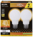 LDA5L-G-G5102-2P ELPA LED電球 一般電球形 485lm（電球色相当）【2個セット】 エルパ LDA5LGG51022P