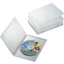 エレコム DVDトールケース、1枚収納、5個入(クリア) CCD-DVD02CR