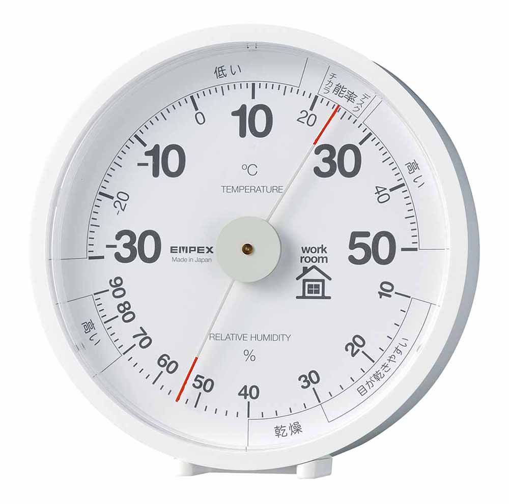 エンペックス おうちルーム温湿度計 仕事部屋用 TM-6371 EMPEX [TM6371]