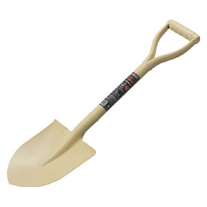 トラスコ中山 パイプ柄ミニショベル 丸形 全長650mm TPS650R