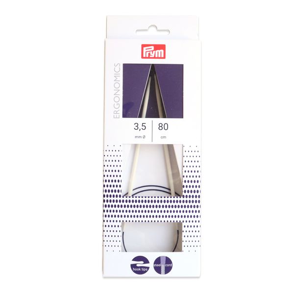 PRM215803 Prym エゴノミック輪針(ホワイト)