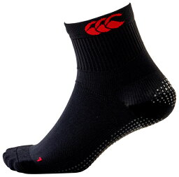 CCC-AS03803-19-27 カンタベリー グリップソックス（ブラック・サイズ：27-29cm） canterbury GRIP SOCKS