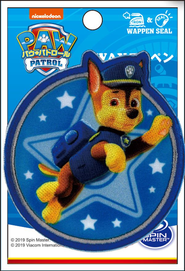 ミノダ パウ・パトロール　ワッペン大　チェイス T01Y2341