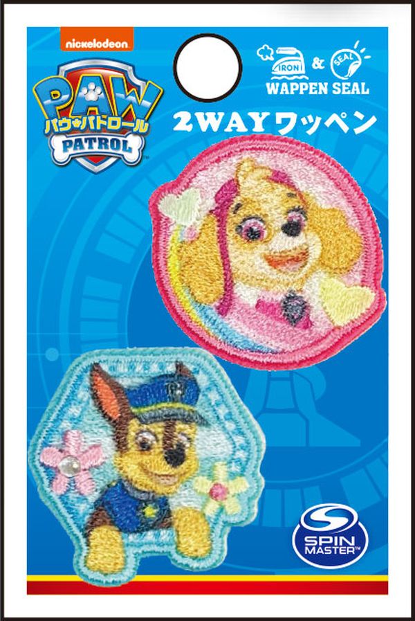 ミノダ パウ・パトロール ワッペン小 スカイ＆チェイス T01Y2366