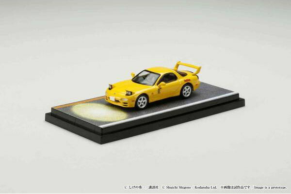 ホビージャパン 1/64 MAZDA RX-7（FD3S）RED SUNS / 頭文字D VS 藤原 拓海 高橋 啓介ドライバーフィギュア付き【HJ645007DA】 ミニカー