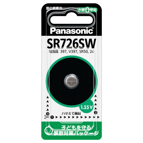 SR726SW パナソニック 酸化銀電池×1個 Panasonic [SR726SW]