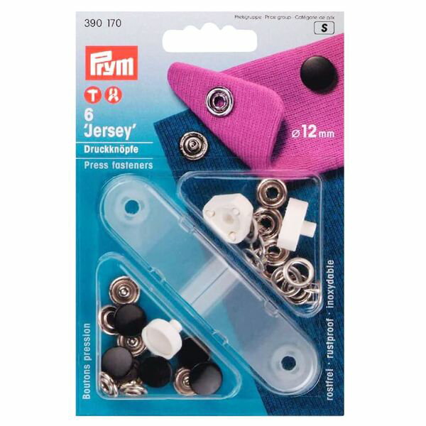 Button - Prym スナップボタン Jersey(ブラック) PRM390170