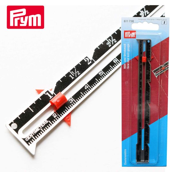Rulers, Measures - Prym インチ・センチ早見ゲージ(ブラック) PRM611738