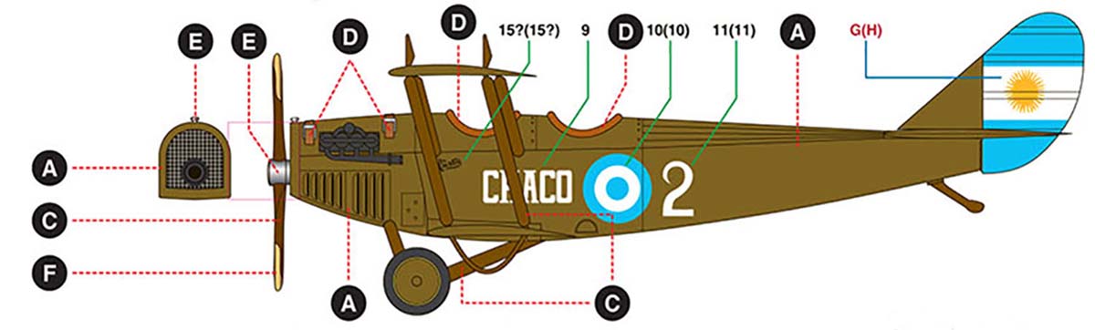グレンコモデル 1/48 カーチス JN-4D ジェニー アメリカ＆アルゼンチンマーキング【GM05119】 プラモデル