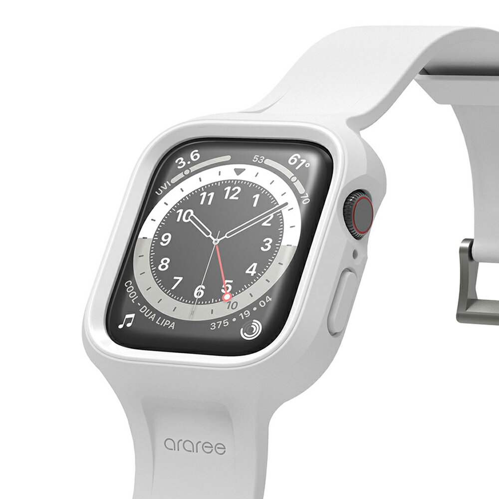 araree Apple Watch 40/41mm用 ケース一体型バンド Duple Pro（ホワイト） AR26477AW