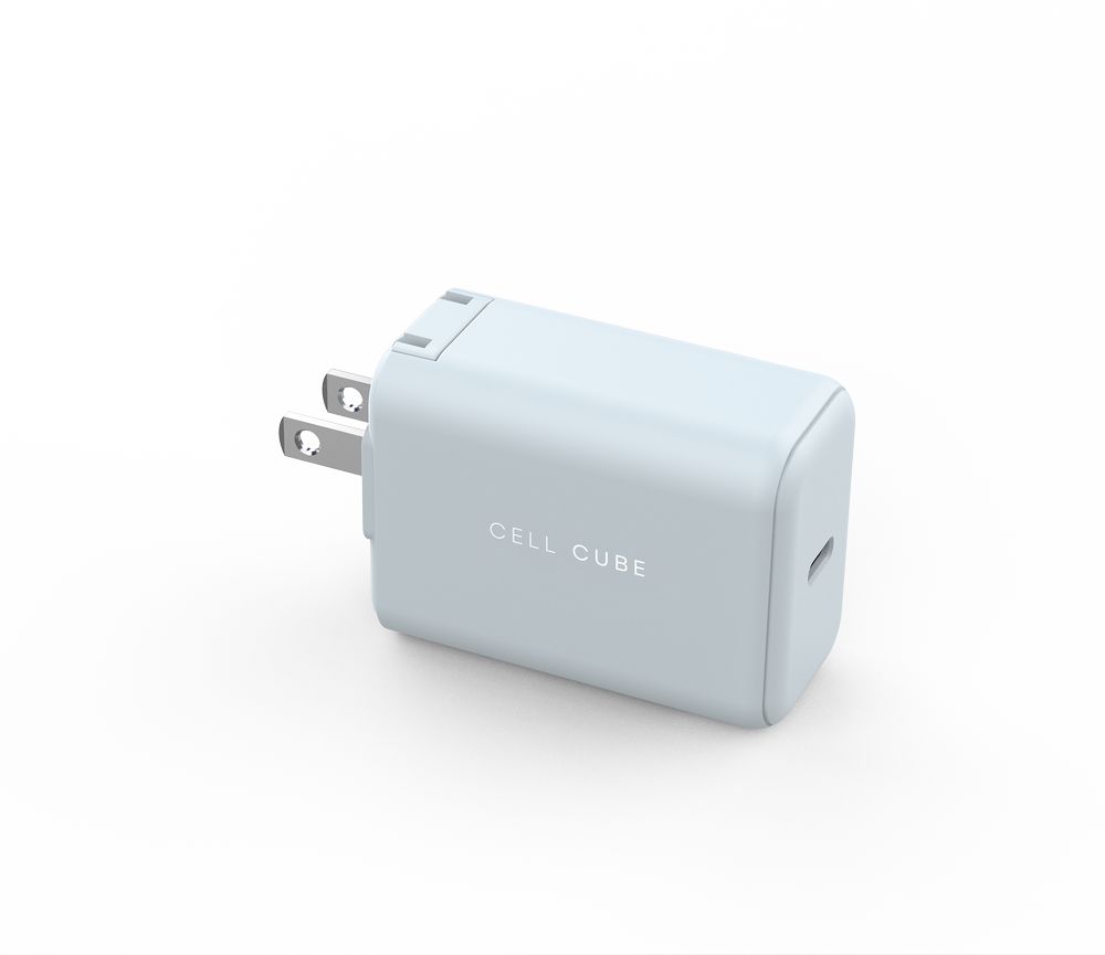 FUNMAXJAPAN(ファンマックスジャパン) CellCube AC充電器 65W USB Type-C×1ポート (白藍) CCAC13-LB