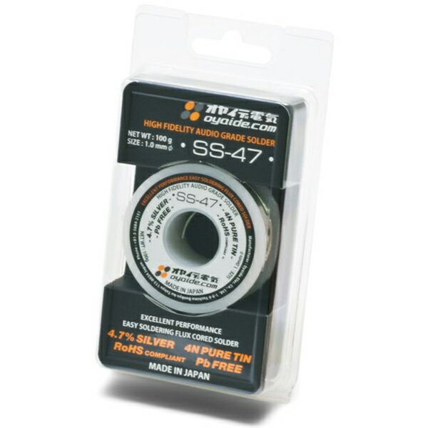 SS-47-100G オヤイデ 音響専用合金ハンダ　(100g) OYAIDE