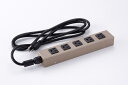 PFT-T650C パーフェクション 3P5口電源タップ(ケーブル直出しタイプ ) PERFECTION