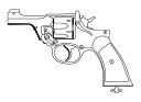 マルシン工業 エンフィールド No.2 Mk1 ポリス ブラックヘビーウエイト 木製グリップ モデルガン マルシン|詳細画像