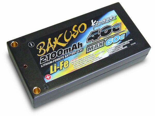 川田模型 Li-Feバッテリー2100mAh 40C【LFA040】 ラジコン用