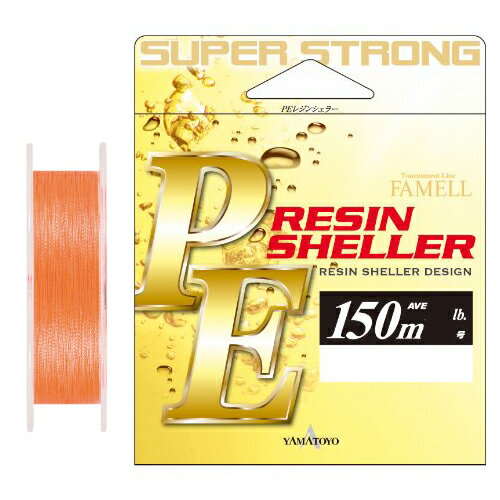 山豊テグス PEレジンシェラー 150m オレンジ(3号/平均36lb) PEレジンシェラー 150m オレンジ(3ゴウ/36lb) YAMATOYO PEライ...
