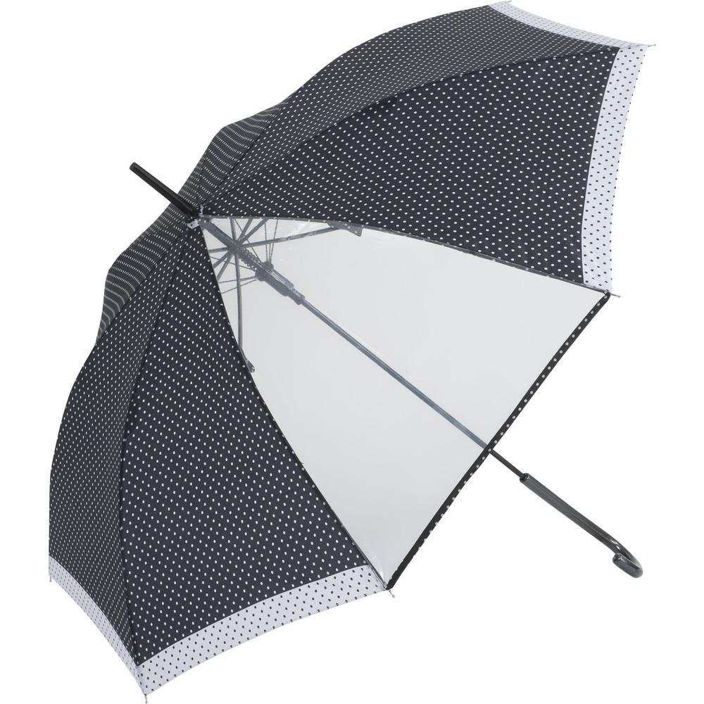 BACKYARD FAMILY(バックヤードファミリー) キッズ ジャンプ傘 58cm(リバースドットブラック) BF024222-1A-2I [BF0242221A2I]