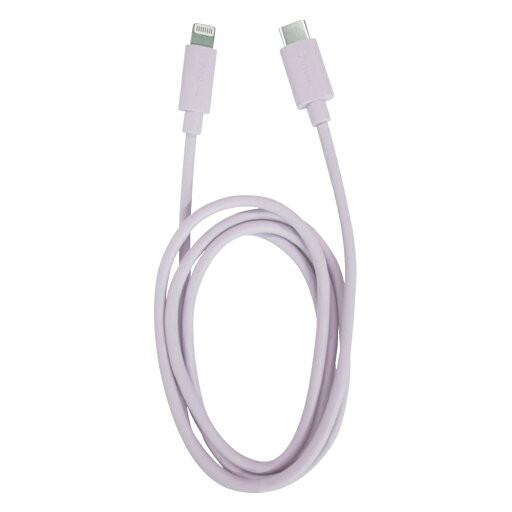 ITSUWA MFi Lightning-Type-C 充電通信ケーブル 1m(紫) MCLD2303PU ITSUWA MFi Lightning-Type-C 充電通信ケーブル 1m(紫) MCLD2303PU