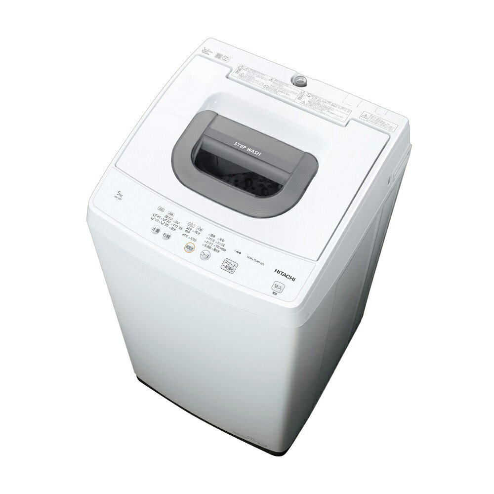 ɸ餷5kg NW-50J-W Ω 5.0kg ưԥ奢ۥ磻 HITACHI [NW50JW...