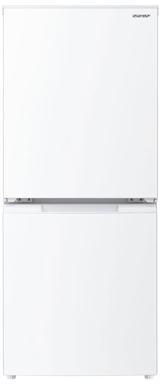 （標準設置料込）冷蔵庫 ひとり暮らし 小型 SJ-D15K-W シャープ 152L 2ドア冷蔵庫（マットホワイト） SHARP つけかえどっちもドア SJD15KW