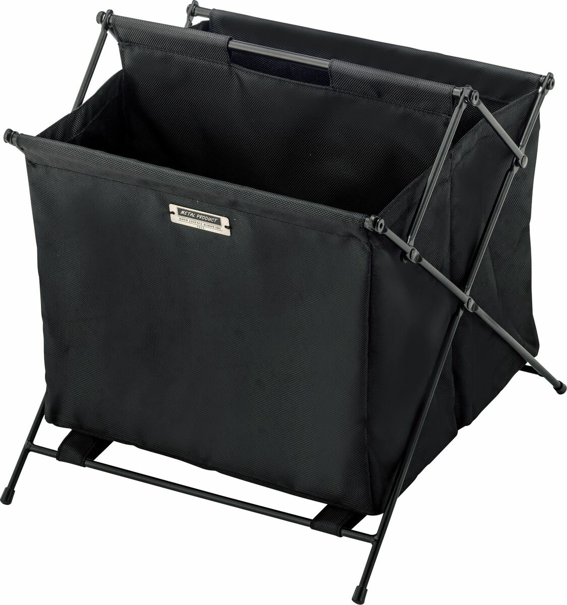 東谷 フォールディングバスケットS(ブラック) MIP-76BK [MIP76BK]