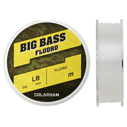 東レ ソラローム ビッグバス フロロ 80m ナチュラル(25lb/7号相当) ソラローム ビッグバス フロロ 80m ナチュラル(25lb/7ゴウ) TORAY フロロカーボンライン