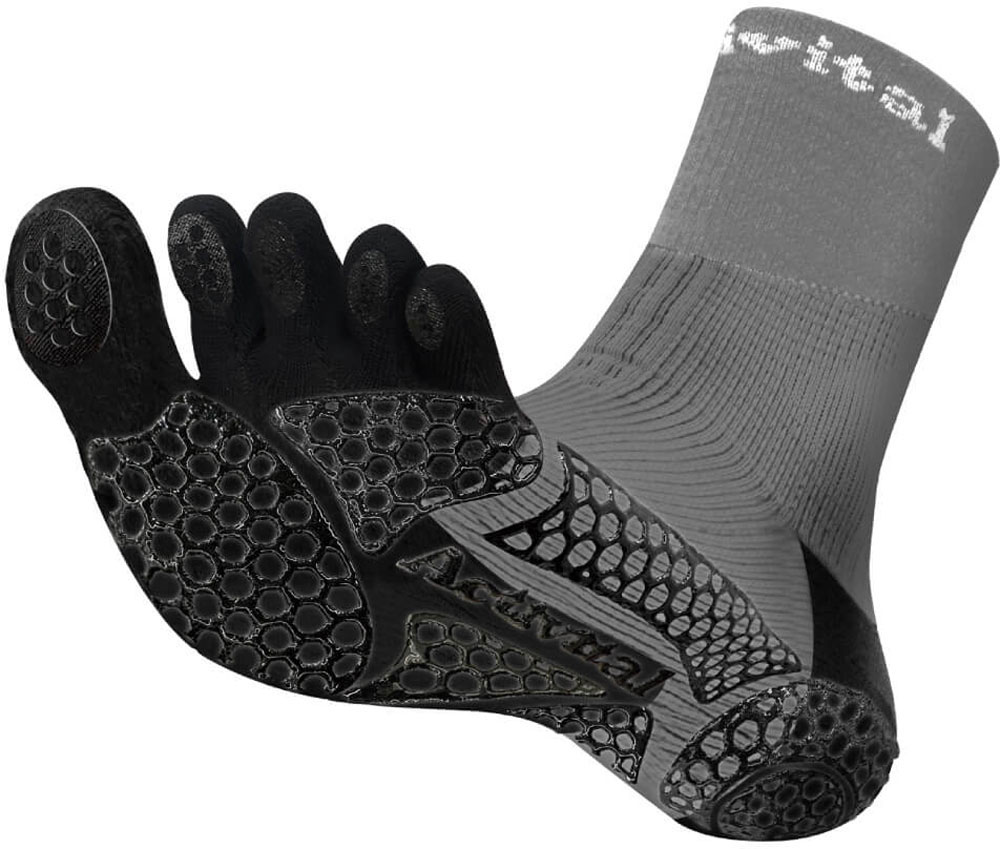 アクティバイタル フットサポーター 5本指ソックス グレー・S-M(22.5-25.5cm) HRD1065-GY-S-M ACTIVITAL PROファイブ ...