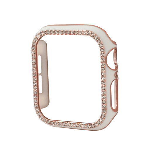 GAACAL(ガーカル) Apple Watch 7-9【41mm】スワロフスキーフレーム(ホワイトローズゴールド) W00065WR5 GAACAL(ガーカル) Apple Watch 7-9【41mm】スワロフスキーフレーム(ホワイトローズゴールド) W00065WR5