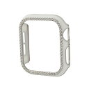 GAACAL(ガーカル) Apple Watch 7-9【41mm】スワロフスキーフレーム(ホワイトシルバー) W00065WS5