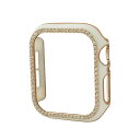 GAACAL(ガーカル) Apple Watch 4-6/SE1-2【40mm】スワロフスキーフレーム(ホワイトゴールド) W00065WG2(2)