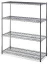 MR-1215JKシルバ- アイリスオーヤマ メタルラック(R) 高耐荷重モデル(4段・120cm幅) 奥行46cm 高さ151cm ポール径25mm IRIS...