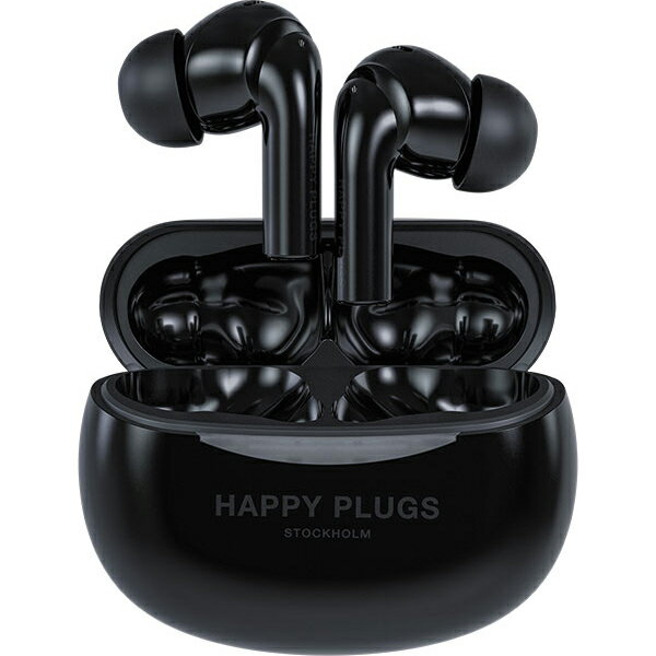 JOY-PRO-BLACK ハッピープラグス ノイズキャンセリング搭載完全ワイヤレス Bluetoothイヤホン（ブラック） Happy Plugs Joy Pro