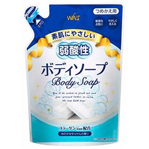 ウインズ 弱酸性ボディソープ 石鹸の香り 400ml 日本合成洗剤 ジヤクサンボデイセッケ