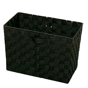 アイリスオーヤマ カラーバスケット 深型 （ブラック） CBK-38D BK IRIS [CBK38DBK]