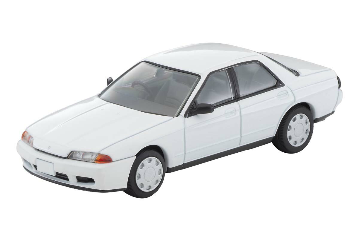 トミーテック 1/64 LV-N194d 日産スカイライン 4ドアスポーツセダン GXi Type X（白） 92年式 ミニカー