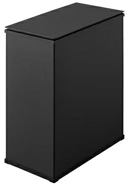 アイリスオーヤマ スチールペール(ブラック・45L) STPL-45ブラツク IRIS [STPL45ブラツク]