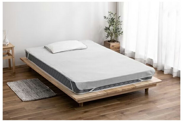 アイリスオーヤマ 透湿防水シーツ(ライトグレー・セミダブル) FLS-TCST-SDライトグレ- IRIS [FLSTCSTSD..